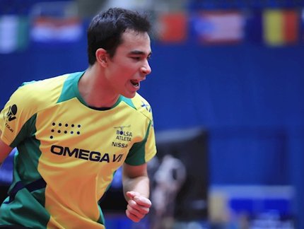 Calderano vence a primeira e reencontra chinês número 1 do mundo novamente nas quartas do ITTF Finals