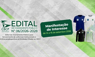 Entidades filiadas ao CBCP podem aderir a programa de uniformização até quarta-feira (16)