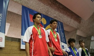 OLIMPÍADAS ESCOLARES - JEBS - 2006 - PÓDIO EQUIPE MASCULINA
