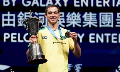 Hugo Calderano estreia com vitória e dá início à defesa do título na Copa do Mundo de Macau 2026