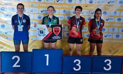 Bárbara Marroque e Nicolas Nishimura são os grandes campeões do Absoluto A no TMB Challenge Plus de Toledo