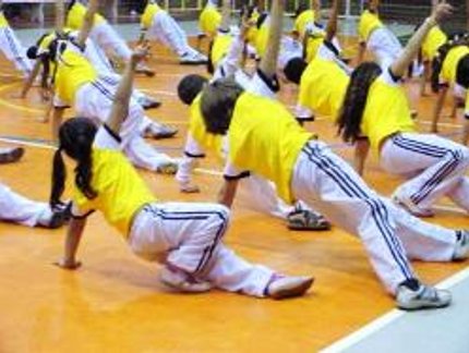 INTERAÇÃO ENTRE ESCOLAS MARCA ABERTURA DOS JOGOS EM LAGES