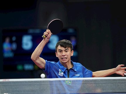 Vitor Ishiy vira contra italiano e avança à próxima fase do WTT de Amã