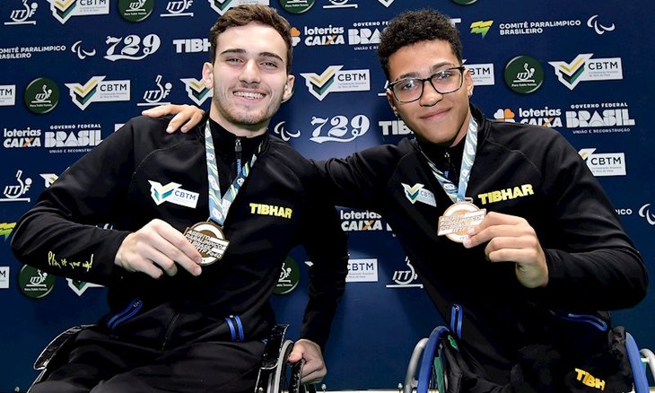 Lucas Arabian e Cadu Moraes foram ao pódio juntos 