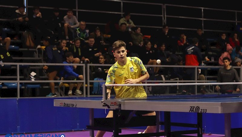 Lucas Romanski conquistou o ouro por duplas no Sub