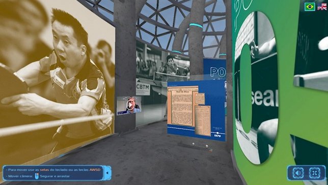 História eternizada: galeria do tênis de mesa no eMuseu é oficialmente inaugurada