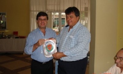 ALAOR SE REÚNE C/ PRES. DO MAIOR CLUBE DO PARAGUAI