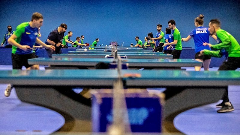 Atletas estarão treinando no CT Paralímpico. Foto 