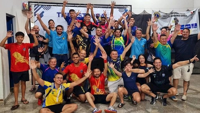 Atletas que participaram da disputa em Ariquemes. 