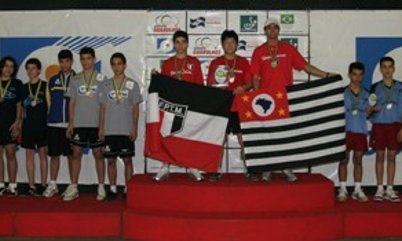 PÓDIO EQUIPES INFANTIL MASCULINO