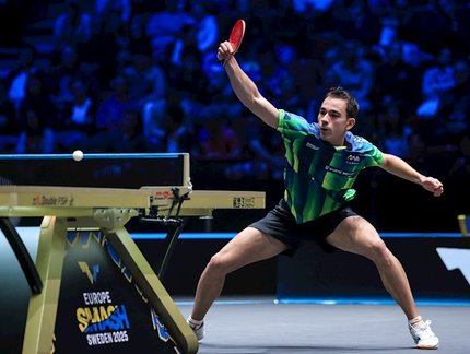 Hugo Calderano encerra participação no Europe Smash com derrota nas quartas de final para Benedikt Duda