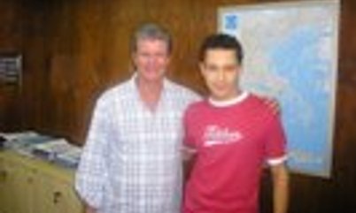 THIAGO MONTEIRO VISITA SEDE DO COB