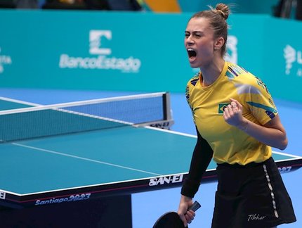 Bruna Takahashi e Hugo Calderano representam o Brasil no WTT Champions Incheon 2024, na Coreia do Sul