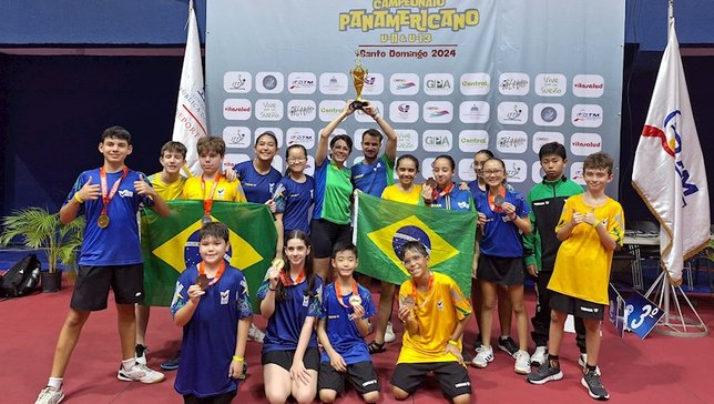 Delegação brasileira comemora os resultados em San