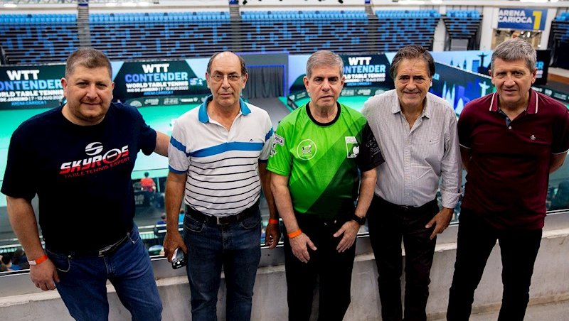 Dirigentes sul-americanos na Área Vip do WTT Conte