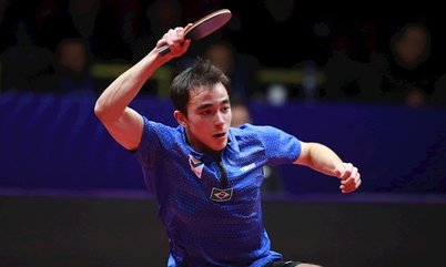 Hugo Calderano representa o esporte brasileiro na celebração internacional do Dia Olímpico, nesta terça-feira