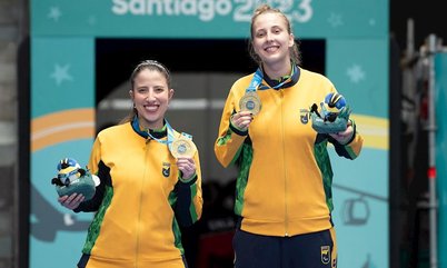 TÊNIS DE MESA NO PARAPAN – Danielle Rauen e Jennyfer Parinos dominaram a classe WD14-20