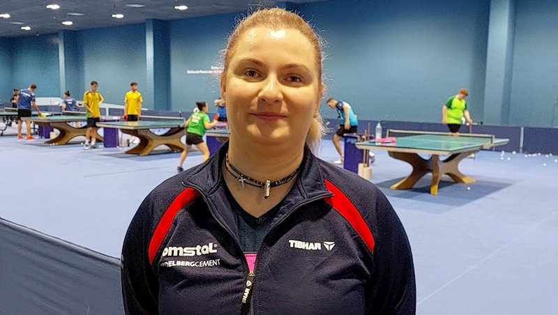 Anamaria Sebe no Centro Paralímpico Brasileiro. Fo