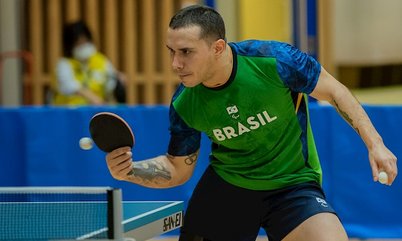 Após lesão grave e incerteza sobre tênis de mesa, Paulo Salmin se supera e chega em Tóquio na melhor forma física