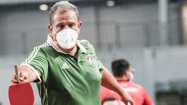 : José Correa em ação no torneio de clubes do vete
