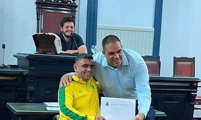 Vereador homenageia Alexandre Ank por conquistas no esporte paralímpico em Juiz de Fora