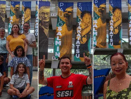 Ícones do tênis de mesa brasileiro são homenageados na cerimônia de abertura do TMB Platinum - Campeonato Brasileiro