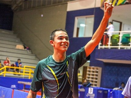 Hugo Calderano sobe no ranking e está a três posições do Top 15