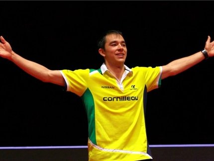 Hugo Calderano termina sua participação histórica no ITTF Grand Finals com o bronze