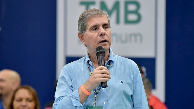 Alaor Azevedo, presidente da CBTM, no TMB Platinum