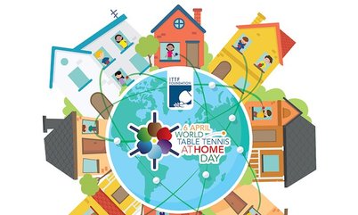 Dia Mundial do Tênis de Mesa será celebrado em 6 de abril, com ações nas redes sociais