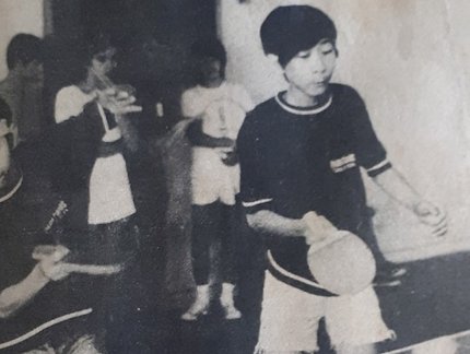 Tovar e Acássio, os campeões paulistas de duplas juvenil de 1972