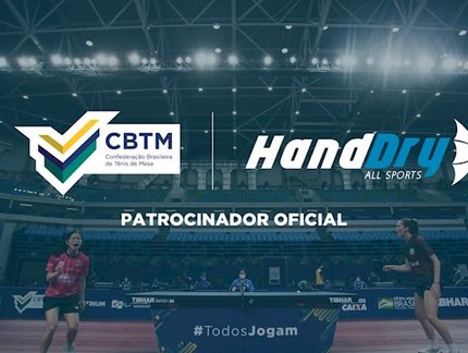 CBTM e Hand Dry fecham acordo de patrocínio para o tênis de mesa brasileiro