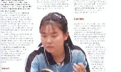 TABLE TENNIS ILLUSTRATED DESTACA JÉSSICA YAMADA
