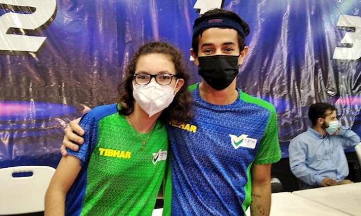 Sophia Kelmer e Lucas Carvalho conquistaram medalh