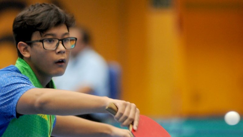 Felipe Okano disputou as categorias Sub-17 e Sub-1