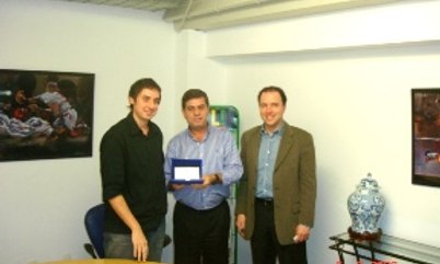 PRESIDENTE ALAOR HOMENAGEIA WALTER MATTOS, DO LANCE