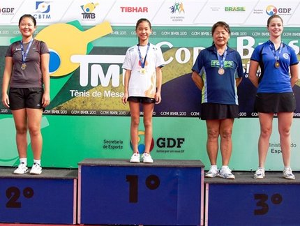 Paranaense Jully Nagao volta para casa com o ouro na bagagem