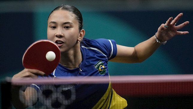 Giulia atuou com segurança e chegou a equilibrar o