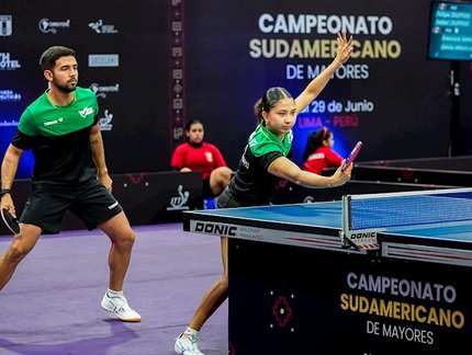 Guilherme Teodoro e Giulia Takahashi são prata nas Duplas Mistas pelo Sul-Americano de Lima, no Peru