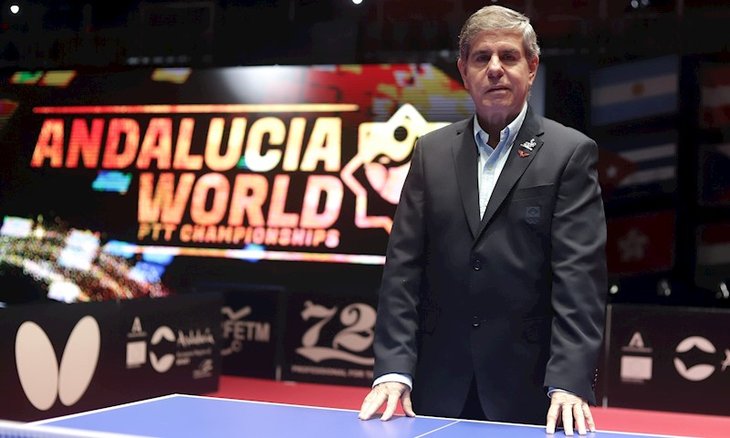 Alaor Azevedo é a autoridade máxima da ITTF no Mun