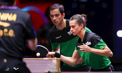 Dupla formada por Bruna Takahashi e Hugo Calderano sobe no ranking mundial e faz história para o Brasil