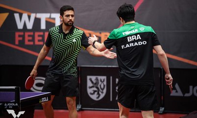 Guilherme Teodoro e Felipe Arado avançam nas duplas, mas se despedem do WTT Feeder Havirov 2026