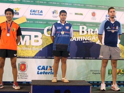 João Gabriel Santos leva mais uma medalha de ouro para Joaçaba