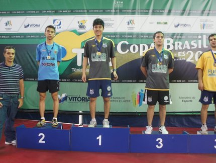 Destaques na Copa Br, mesatenistas de Santos comprovam a força da cidade