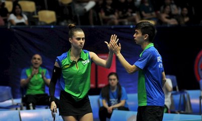 Bruna Takahashi e Vitor Ishiy vencem dupla da Sérvia na estreia e avançam nas disputas de duplas do Campeonato Mundial