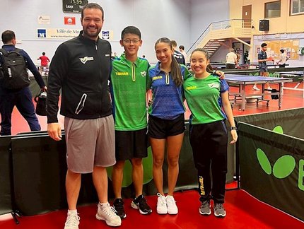 Após período de treinos na França, brasileiros partem para a disputa do WTT Youth Star Contender e do Mundial de Jovens