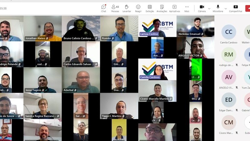 Capacitação contou com uma turma diversificada, co