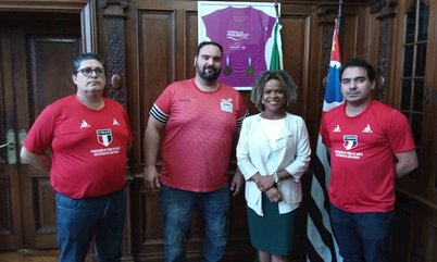 Diretoria da Federação de Tênis de Mesa de São Paulo é recebida pela Secretária de Esportes do Estado de São Paulo