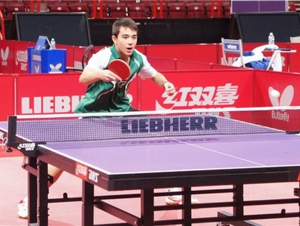 Hugo Calderano passa para a segunda fase do Torneio Individual no Mundial