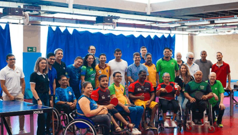 Paradesporto cearense recebe visita dos dirigentes